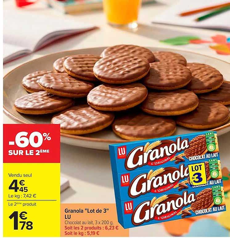 Granola “Lot de 3” LU