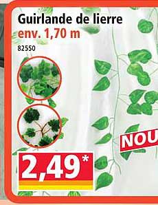 Guirlande de lierre env. 1,70 m