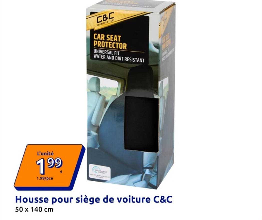 Housse pour siège de voiture C&C 50 x 140 cm