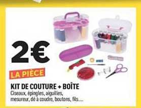 KIT DE COUTURE + BOÎTE