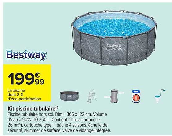 Kit piscine tubulaire