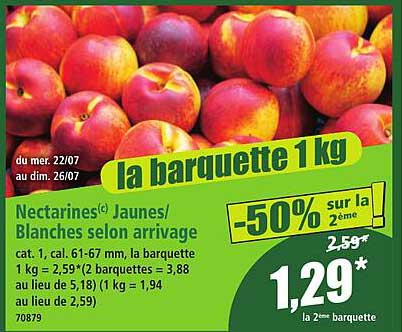 la barquette 1 kg
