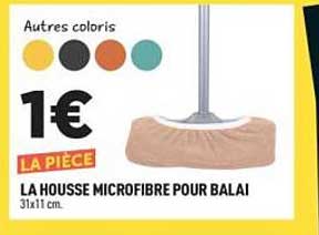 LA HOUSSE MICROFIBRE POUR BALAI 31x11 cm.