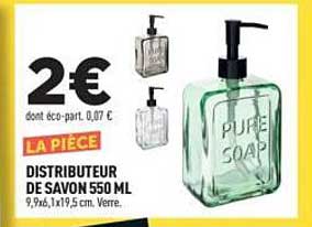 LA PIECE DISTRIBUTEUR DE SAVON 550 ML