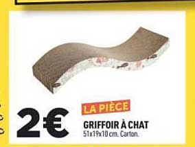 LA PIÈCE GRIFFOIR À CHAT 51X1X10 cm. Carton.