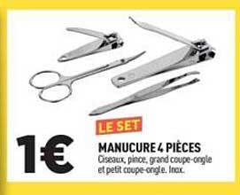 LE SET MANUCURE 4 PIÈCES