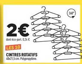 LES 10 CINTRES ROTATIFS