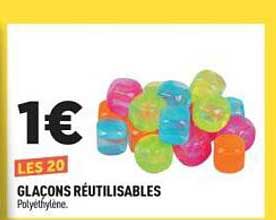 LES 20 GLACONS RÉUTILISABLES