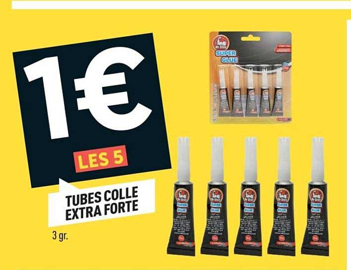 LES 5 TUBES COLLE EXTRA FORTE