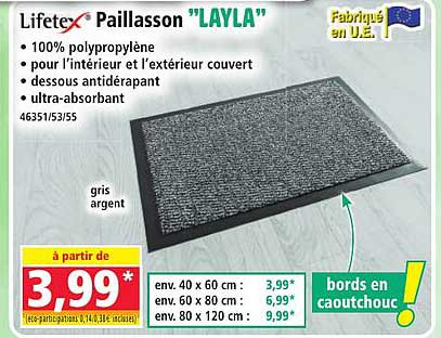 Lifetex Paillasson "LAYLA"