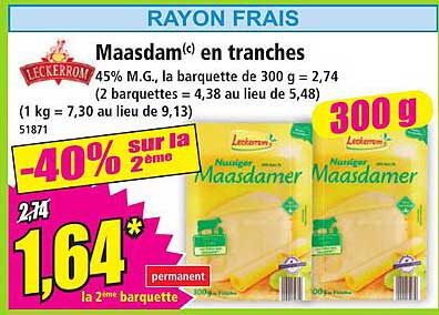 Maasdam(c) en tranches