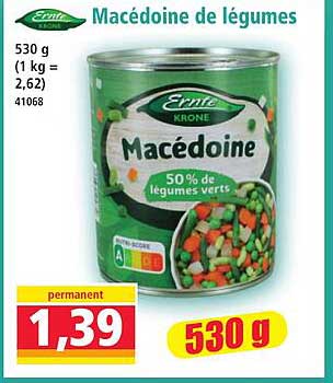 Macédoine de légumes