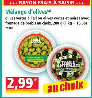Mélange d’olives(a)