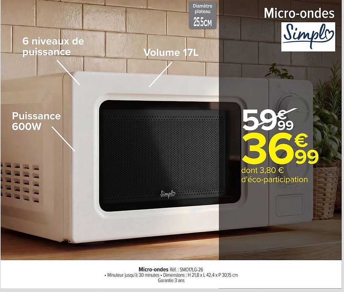 Micro-ondes Simply