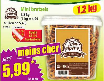 Mini bretzels