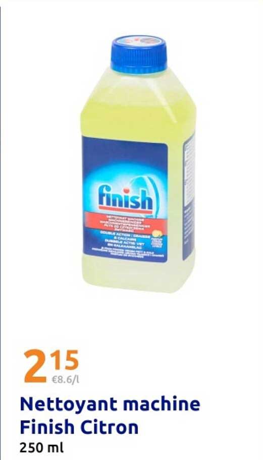 Nettoyant machine Finish Citron