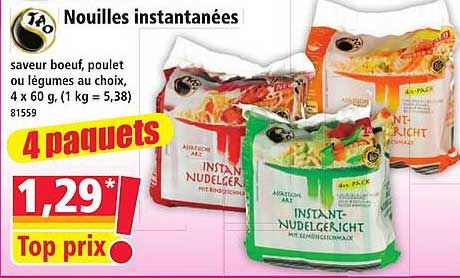 Nouilles instantanées