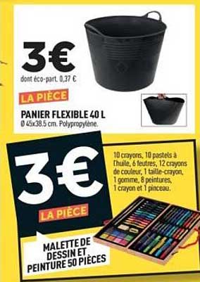 PANIER FLEXIBLE 40 L