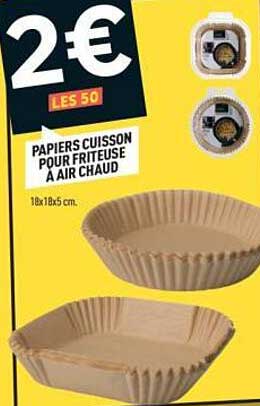 PAPIERS CUISSON POUR FRITEUSE À AIR CHAUD
