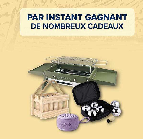 PAR INSTANT GAGNANT DE NOMBREUX CADEAUX