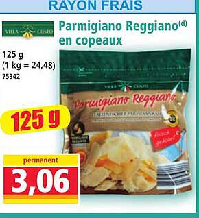 Parmigiano Reggiano(d) en copeaux