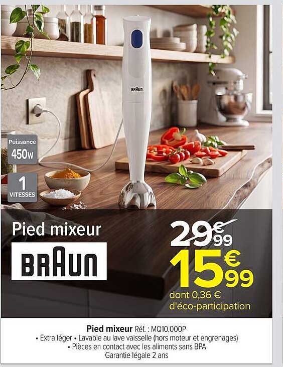 Pied mixeur BRAUN