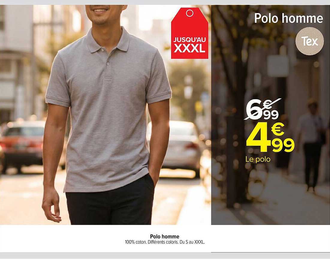 Polo homme