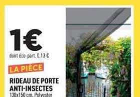 RIDEAU DE PORTE ANTI-INSECTES