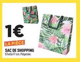 SAC DE SHOPPING 57x45x17 cm. Polyester.