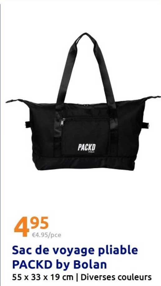 Sac de voyage pliable PACKD by Bolan
