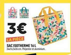 SAC ISOTHERME 16L