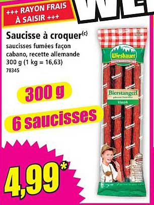 Saucisse à croquer(c)