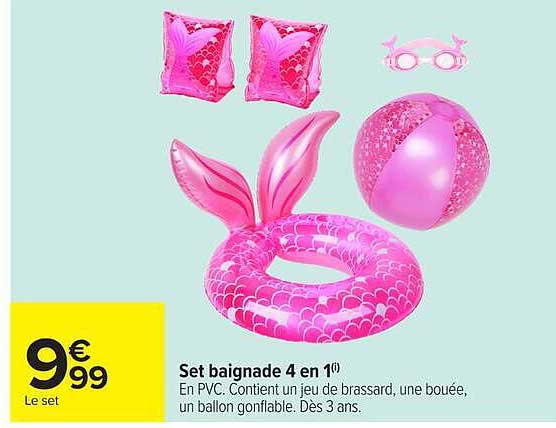 Set baignade 4 en 1