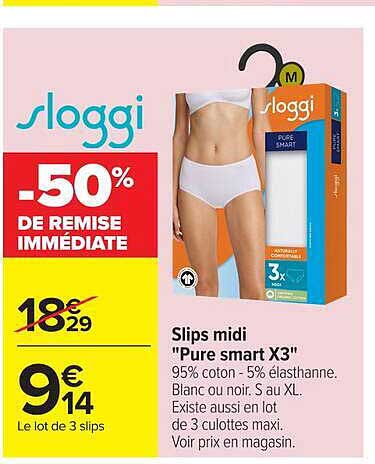 Slips midi "Pure smart X3"
