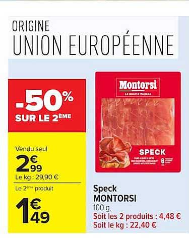 Speck MONTORSI 100 g