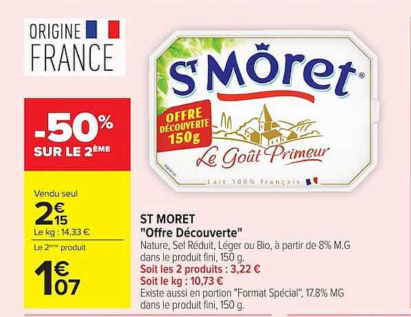 ST MORET "Offre Découverte"
