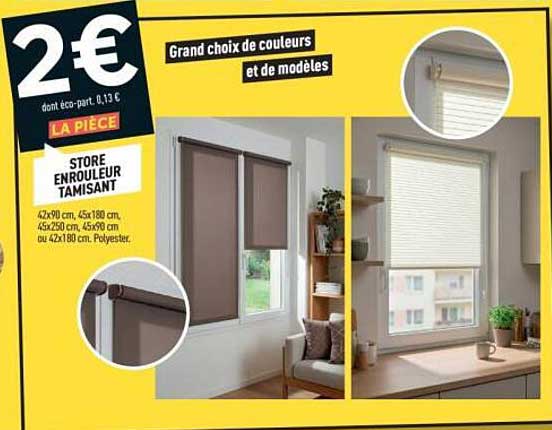 STORE ENROULEUR TAMISANT