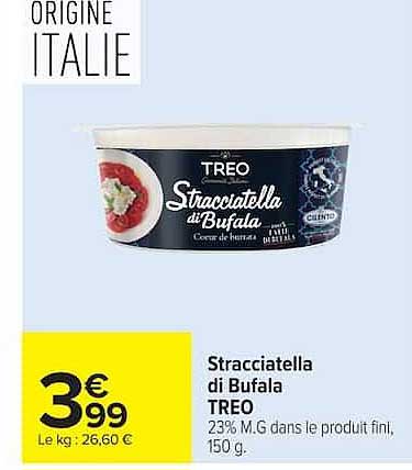 Stracciatella di Bufala TREO