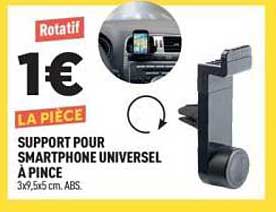 SUPPORT POUR SMARTPHONE UNIVERSEL À PINCE