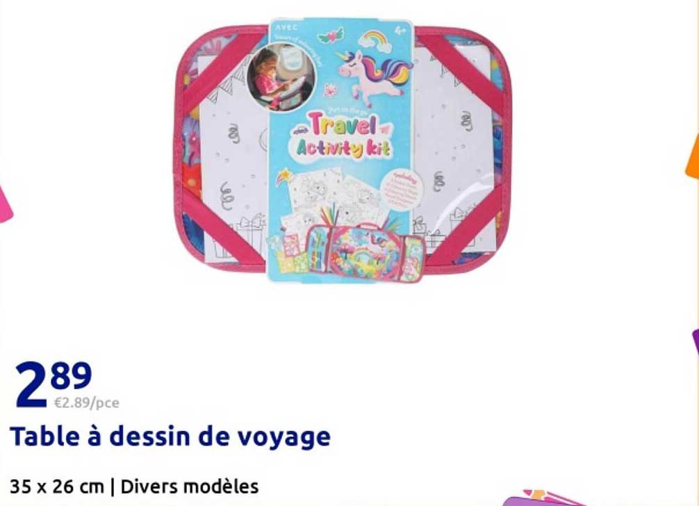 Table à dessin de voyage