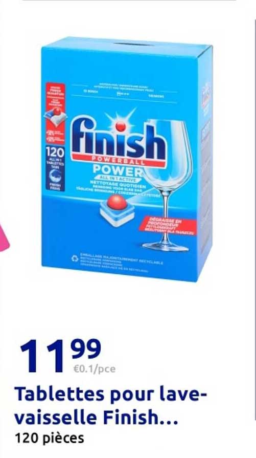 Tablettes pour lave-vaisselle Finish...