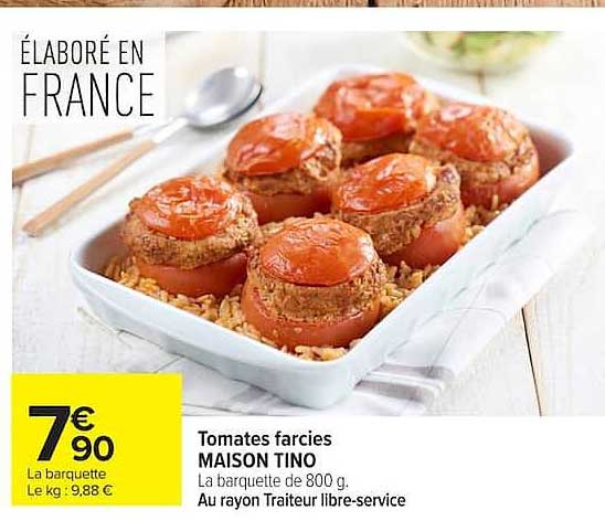 Tomates farcies MAISON TINO