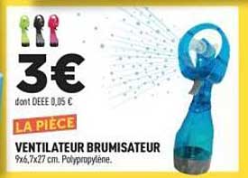 VENTILATEUR BRUMISATEUR