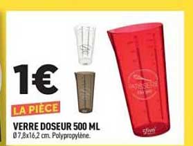 VERRE DOSEUR 500 ML