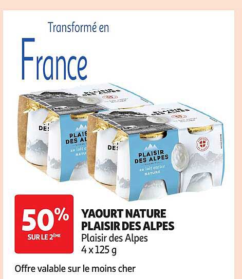 50% SUR LE 2ÈME