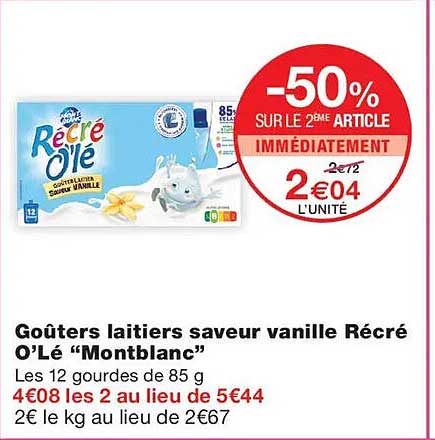 -50% SUR LE 2EME ARTICLE IMMEDIATEMENT