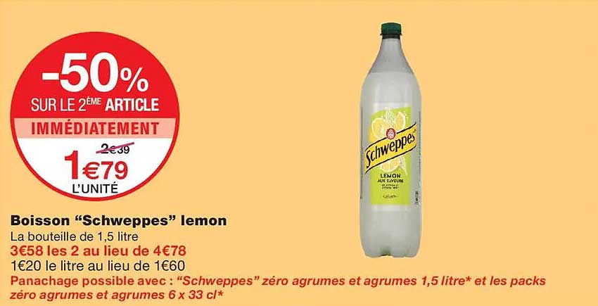 -50% SUR LE 2ÈME ARTICLE IMMÉDIATEMENT