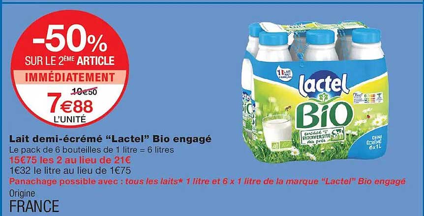 -50% SUR LE 2ÈME ARTICLE IMMÉDIATEMENT
