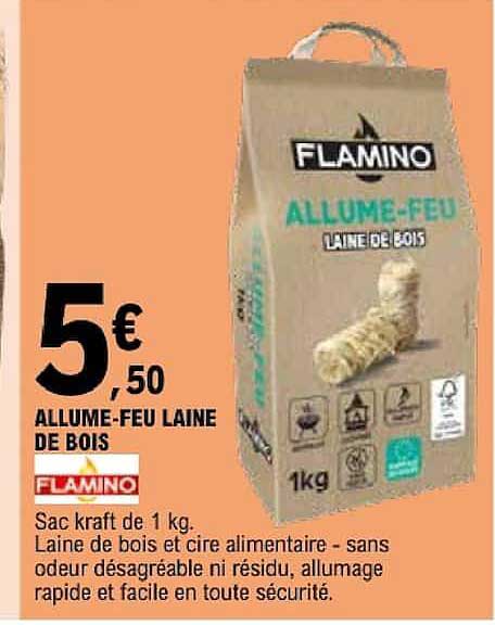 ALLUME-FEU LAINE DE BOIS