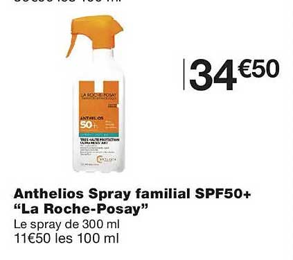 Anthelios Spray familial SPF50+ “La Roche-Posay”